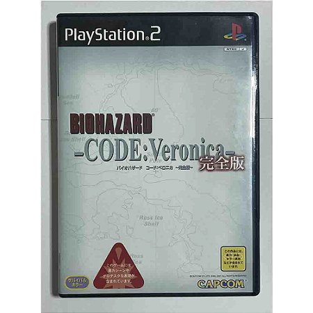 Biohazard Code Veronica, PS2 Japonês Original (Mídia Física) - Usado