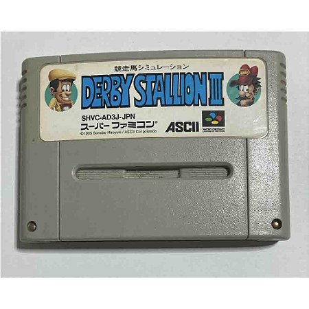 Derby Stallion III, Super Famicom Original (Usado)