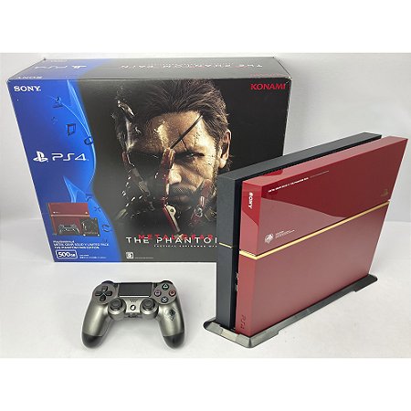 Playstation 4, Edição Metal Gear, Na Caixa Seriado, Modelo CUH-1200A, Original, Sony (Seminovo)