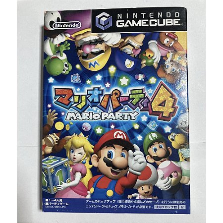 Mario Party 4, Gamecube Japonês Original (Mídia Física) - Usado