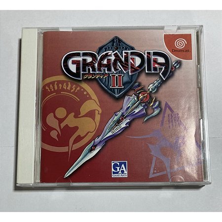 Grandia II, Dreamcast Japonês Original (Mídia Física) - Usado