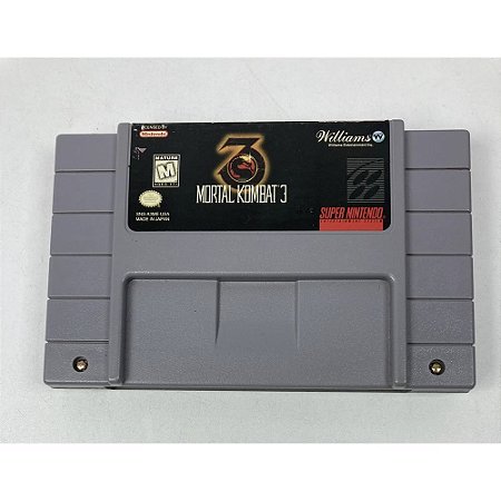 Mortal Kombat 3, Super Nintendo, Cartucho Original (Usado)