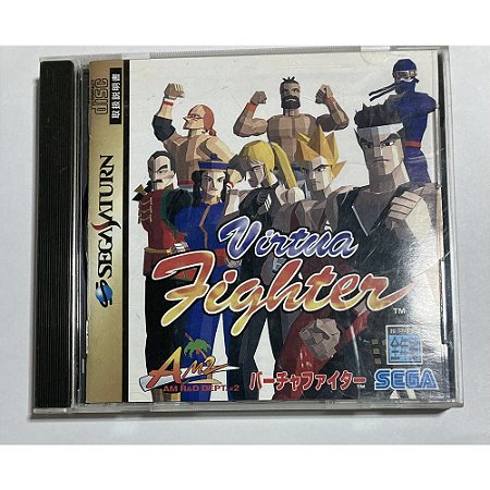Virtua Fighter, Saturno Japonês Original (Mídia Física) - Usado