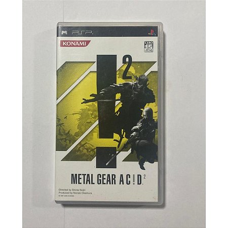 Metal Gear Acid 2, PSP Japonês Original (Mídia Física) - Usado