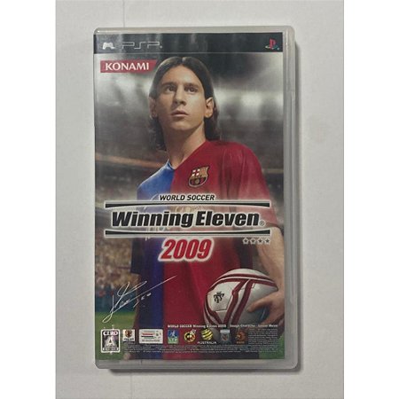 Winning Eleven 2009, PSP Japonês Original (Mídia Física) - Usado