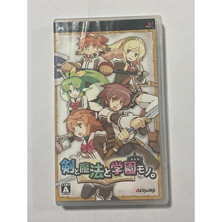 Ken to Mahou to Gakuen Mono 2, PSP Japonês Original (Mídia Física) - Usado