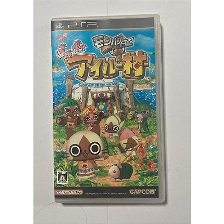 Monhun Nikki: Poka Poka Ailu Mura, PSP Japonês Original (Mídia Física) - Usado