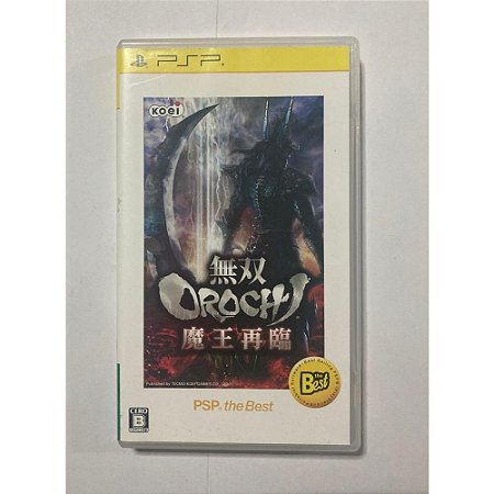 Musou Orochi Maou Sairin, PSP Japonês Original (Mídia Física) - Usado
