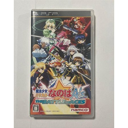 Magical Girl Lyrical Nanoha A's Port.:the Battle Of Aces, PSP Japonês Original (Mídia Física) - Usado