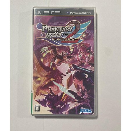 Phantasy Star 2, PSP Japonês Original (Mídia Física) - Usado