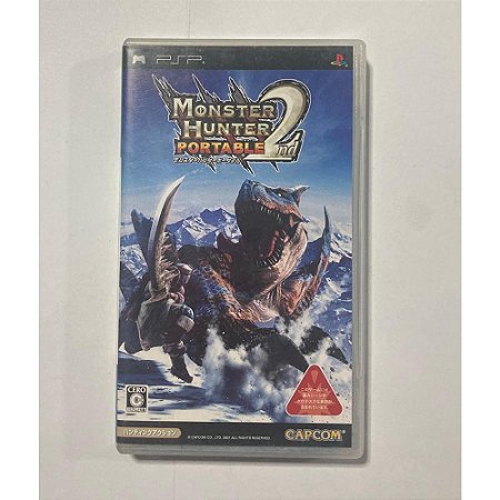 Monster Hunter 2, PSP Japonês Original (Mídia Física) - Usado