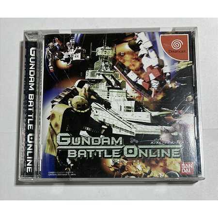 Gundam Battle Online, Dreamcast Japonês Original (Mídia Física) - Usado