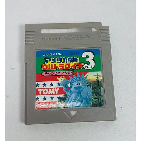 America Oudan Ultra-Quiz Part 3, Game Boy Original JP (Usado)