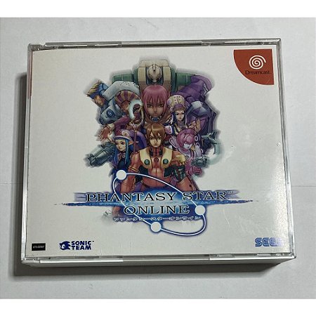Phantasy Star Online, Dreamcast Japonês Original (Mídia Física) - Usado