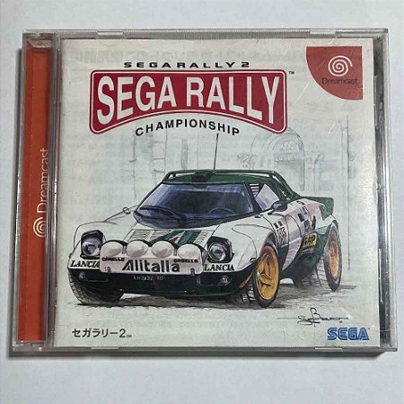 Sega Rally 2, Dreamcast Japonês Original (Mídia Física) - Usado