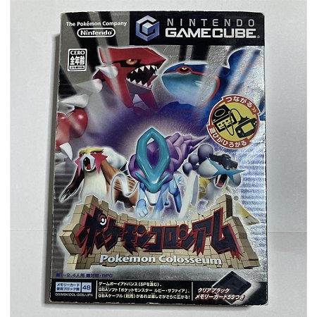Pokemon Colosseum, Gamecube Japonês Original (Mídia Física) - Usado