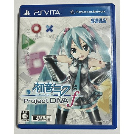 Project Diva F, PS Vita Japonês Original (Mídia Física) - Usado