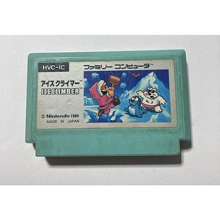 Ice Climber, Famicom Nintendinho Nes JP Original (Usado)
