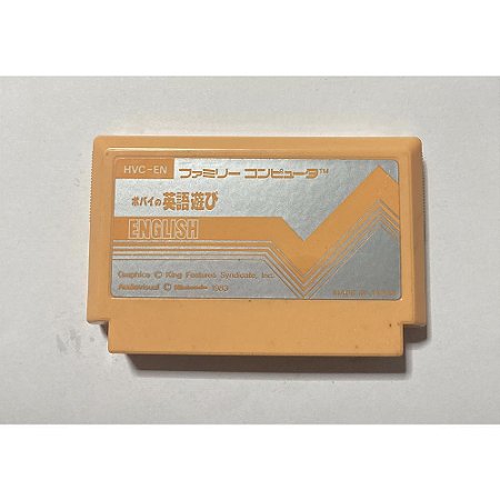 Popeye no Eigo Asobi, Famicom Nintendinho Nes JP Original (Usado)