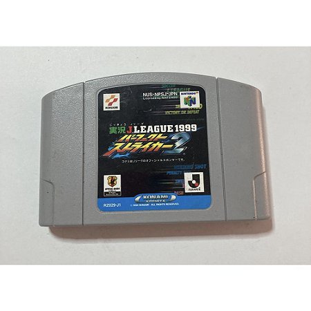 J.League 1999 Perfect Striker 2, Nintendo 64, JP, Original (Usado)