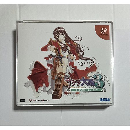 Sakura War 3, Dreamcast Japonês Original (Mídia Física) - Usado