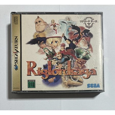 Riglord Saga, Saturno Japonês Original (Mídia Física) - Usado