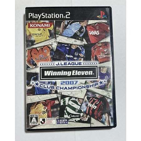 Winning Eleven 2007, PS2 Japonês Original (Mídia Física) - Usado