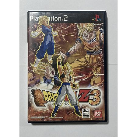 Dragon Ball Z 3, PS2 Japonês Original (Mídia Física) - Usado