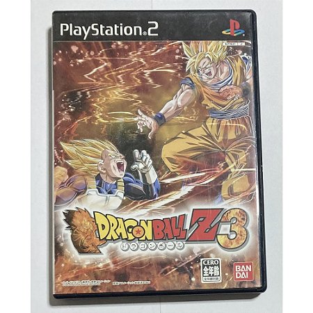 Dragon Ball Z 3, PS2 Japonês Original (Mídia Física) - Usado