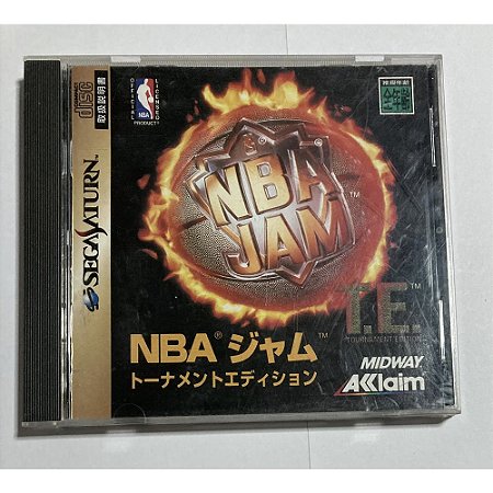 NBA Jam, Saturno Japonês Original (Mídia Física) - Usado