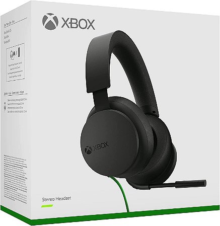 Headset Xbox One, Series S/X e PC Preto COM FIO - Original Microsoft