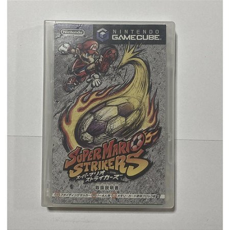 Super Mario Strikers SEM CAPA, Gamecube Japonês Original (Mídia Física) - Usado