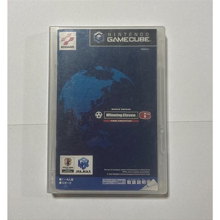 Winning Eleven 6 SEM CAPA, Gamecube Japonês Original (Mídia Física) - Usado