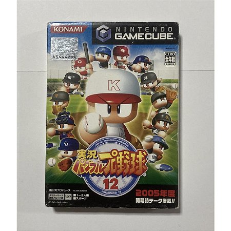 Jikkyou Powerful Pro Yakyuu 12, Gamecube Japonês Original (Mídia Física) - Usado