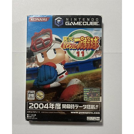 Jikkyou Powerful Pro Yakyuu 11, Gamecube Japonês Original (Mídia Física) - Usado