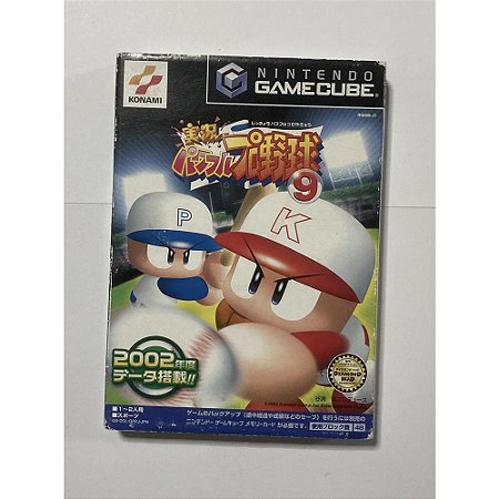 Jikkyou Powerful Pro Yakyuu 9, Gamecube Japonês Original (Mídia Física) - Usado