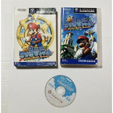 Mario Sunshine, Gamecube Japonês Original (Mídia Física) - Usado
