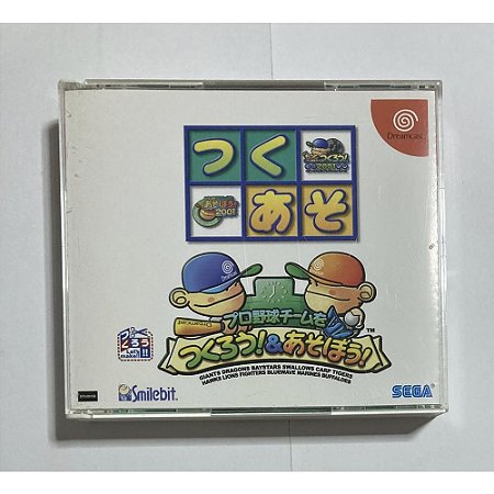 Pro Yakyuu Team o Tsukurou! & Asobou!, Dreamcast Japonês Original (Mídia Física) - Usado