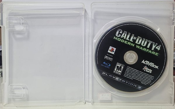 Call Of Duty 4 Modern Warfare (Somente JOGO) - PS3 (Mídia Física) - USADO