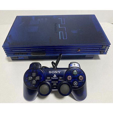 PlayStation 2, Ocean Blue, Modelo SCPH 37000, PS2, (Usado)