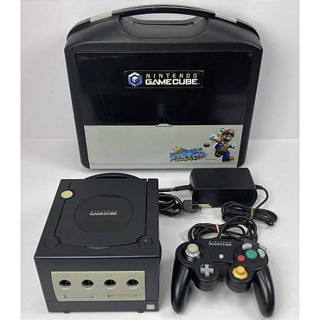 Gamecube Preto, Com Maleta Original, 1 Controle Original, Nintendo (Usado)