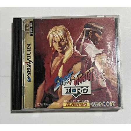 Street Fighter Zero, Saturno Japonês Original (Mídia Física) - Usado