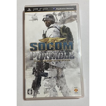 SOCOM: U.S. Navy Seals, PSP Japonês Original (Mídia Física) - Usado