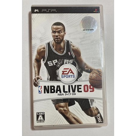 NBA Live 09, PSP Japonês Original (Mídia Física) - Usado