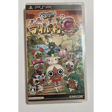 MonHun Diary Poka Poka Ailu Mura, PSP Japonês Original (Mídia Física) - Usado