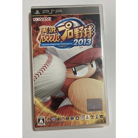 Jikkyou Powerful Pro Yakyuu 2013, PSP Japonês Original (Mídia Física) - Usado