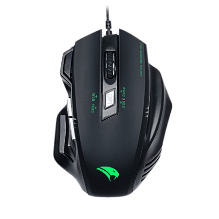 Mouse Gamer Viper Pro Python Óptico 3600 DPIs 05 Botões 4 Velocidades Botão para Disparos Duplos USB Preto