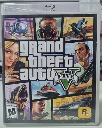GTA V (Grand Auto Theft V) - PS3 (Mídia Física) - USADO