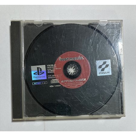 Beat Mania Append 3rdMIX, Sem Capa Frontal, Original PS1 JP (Usado)
