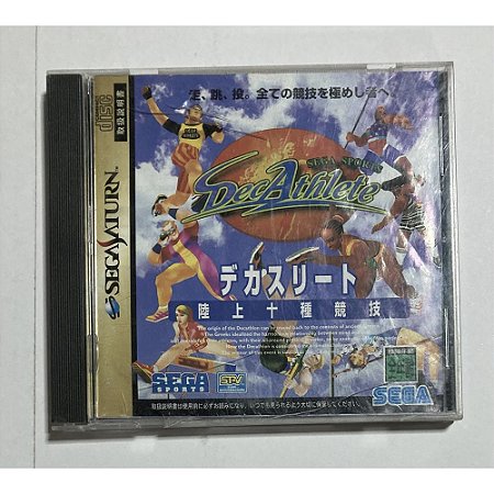 Sega Sports: DecAthlete , Saturno Japonês Original (Mídia Física) - Usado